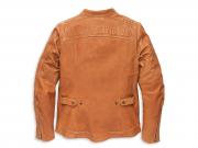 Harley Davidson Damen Lederjacke "Electra Mandarin Collar Studded Tortoise"