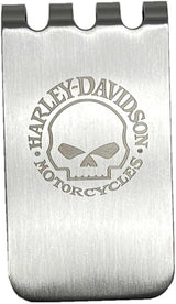 Harley-Davidson Mundi Willie G. Metal Money Clip Brushed Nickel Geldclip mit Flaschenöffner