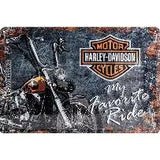 Harley-Davidson Blechschild Nostalgic - Tin Sign 20x30