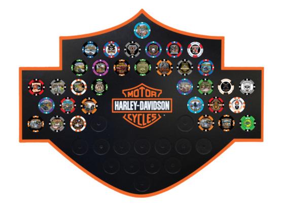 Harley-Davidson Bar & Shield Magnetic Frame 48 pcs