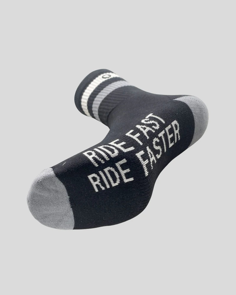 Riding Culture "Ride Fast Socks Black/Grey"
