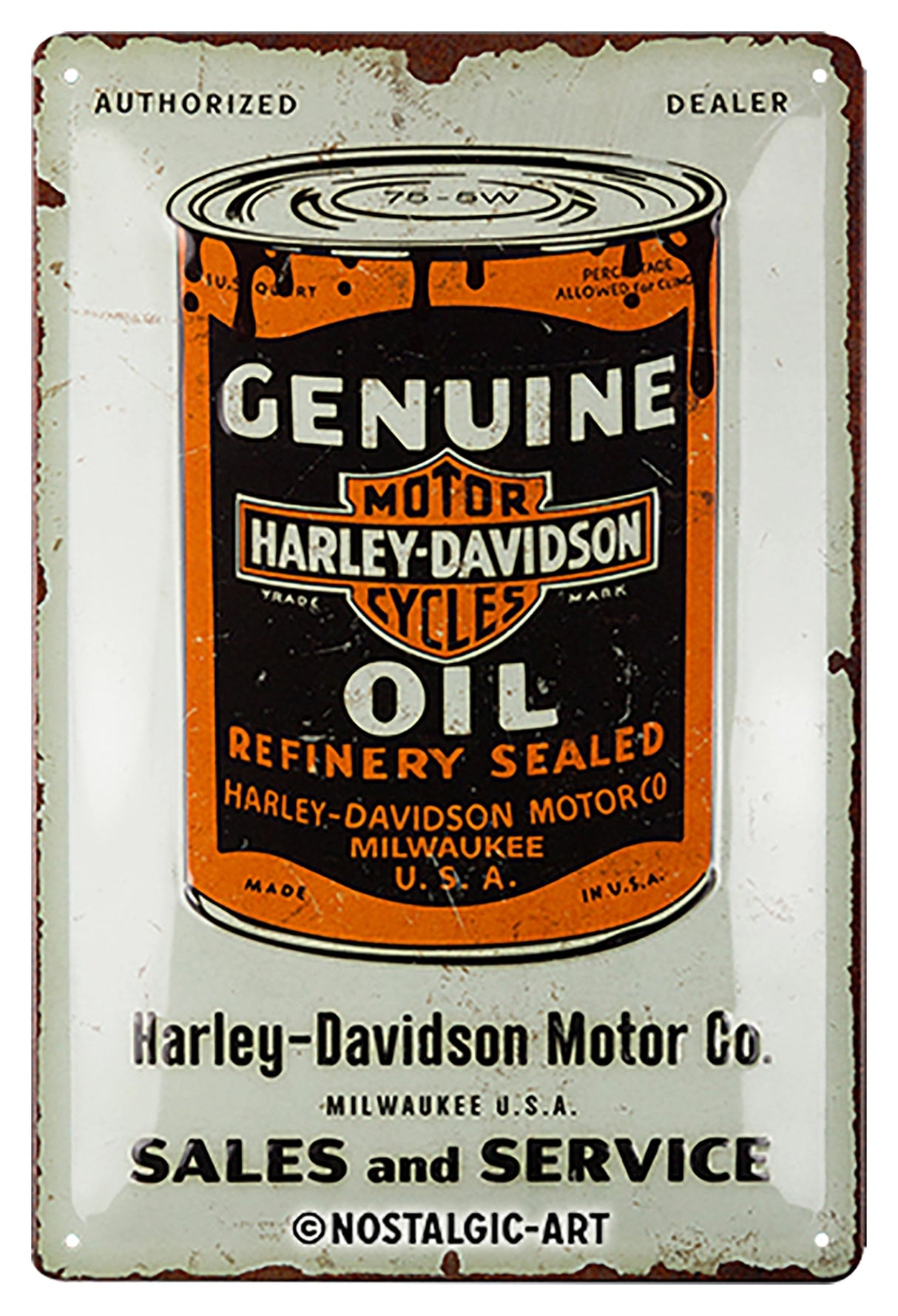 Harley-Davidson Blechschild Nostalgic - Tin Sign 20x30