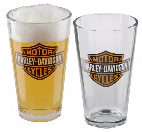 Harley-Davidson Bar & Shield Pint Glass Set