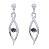 Harley-Davidson Ohrringe Sterling Silber "Infinity"