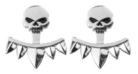 Harley-Davidson Ohrring Sterling Silber "Skull&Triangle"