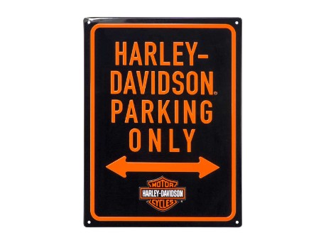 Harley-Davidson Parking only tin sign