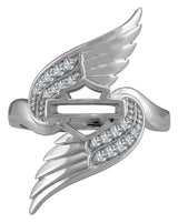 Harley-Davidson Ring Sterlingsilber "Bling Wing"