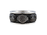 Harley Davidson Herrenring 'Multi Skull Band'