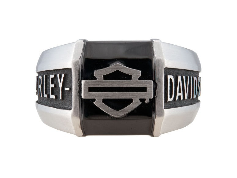 Harley Davidson Ring Collegiate Style B&S
