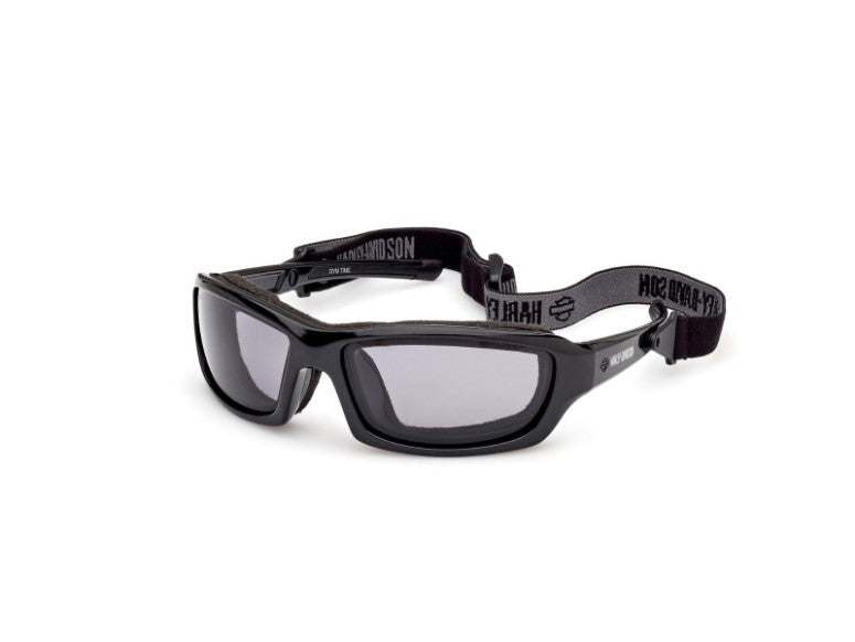 Harley-Davidson Brille "Gym Time Smoke Photochromic+Polar" Shiny Black