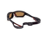Harley-Davidson Motorradbrille Gym Time schwarzmatt/rot verspiegelt – getönt